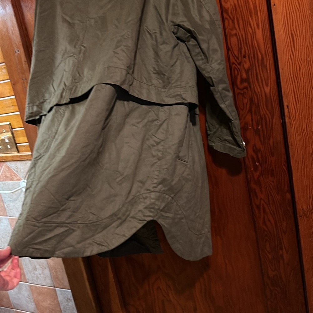 Zara army green coat - Picture 5 of 5